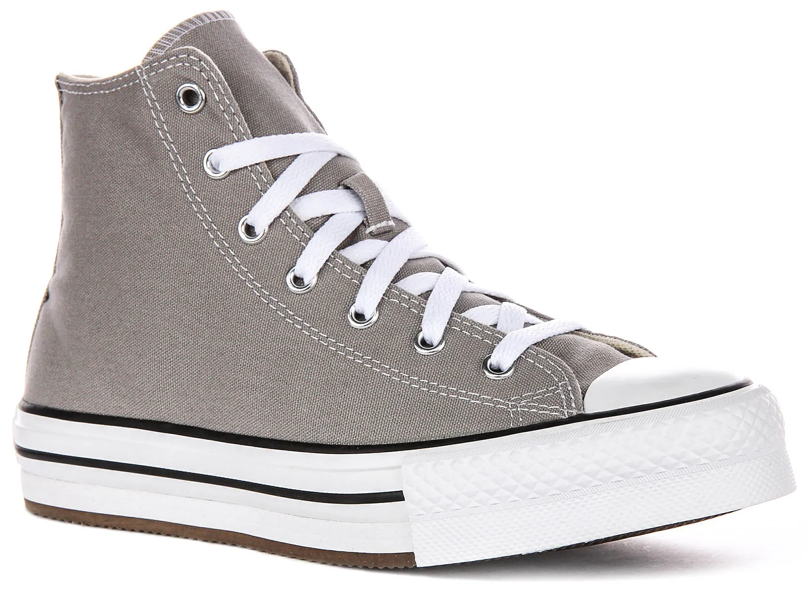 Converse All Star A07346C Eva Plateforme En Gris Pour Chaussures Junior Converse