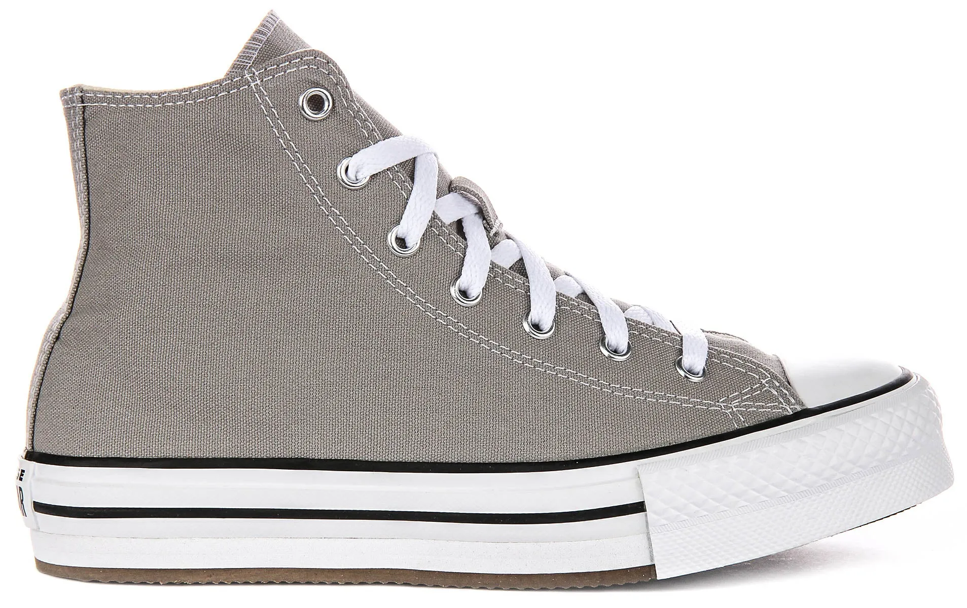 Converse All Star A07346C Eva Plateforme En Gris Pour Chaussures Junior Converse