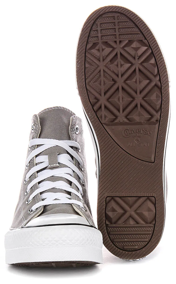 Converse All Star A07346C Eva Plateforme En Gris Pour Chaussures Junior Converse