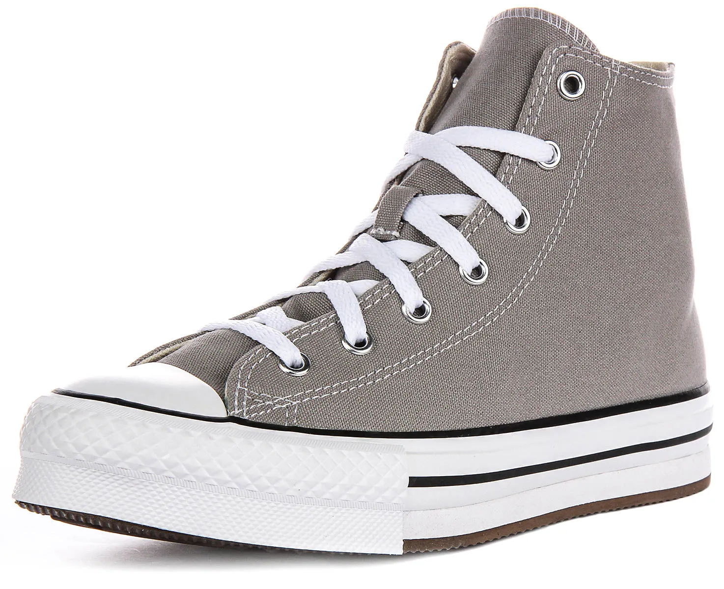 Converse All Star A07346C Eva Plateforme En Gris Pour Chaussures Junior Converse