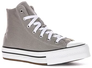 Converse All Star A07346C Eva Plateforme En Gris Pour Chaussures Junior Converse