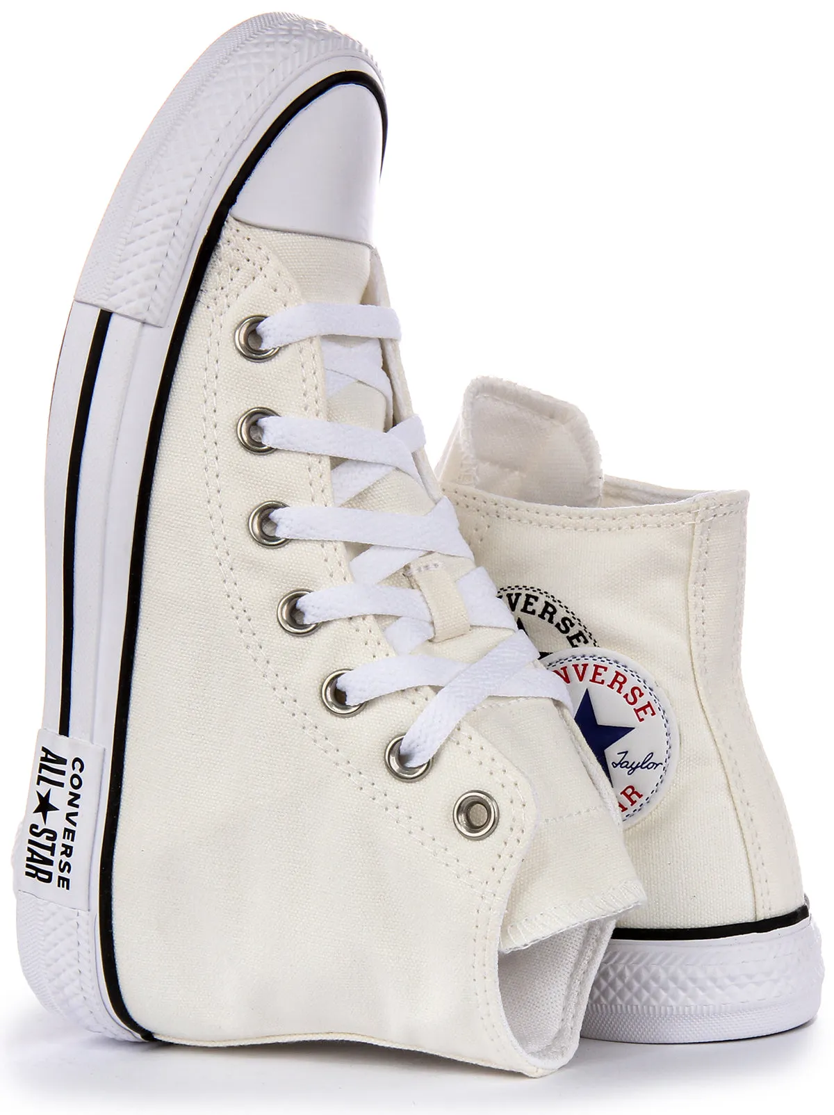 Converse All Star A09205C Patch Logo en Chaussures Blanches Converse
