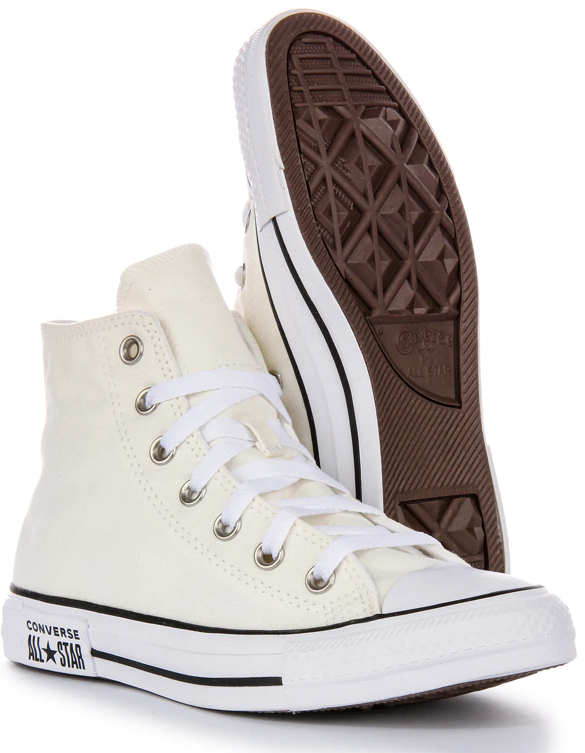 Converse All Star A09205C Patch Logo en Chaussures Blanches Converse