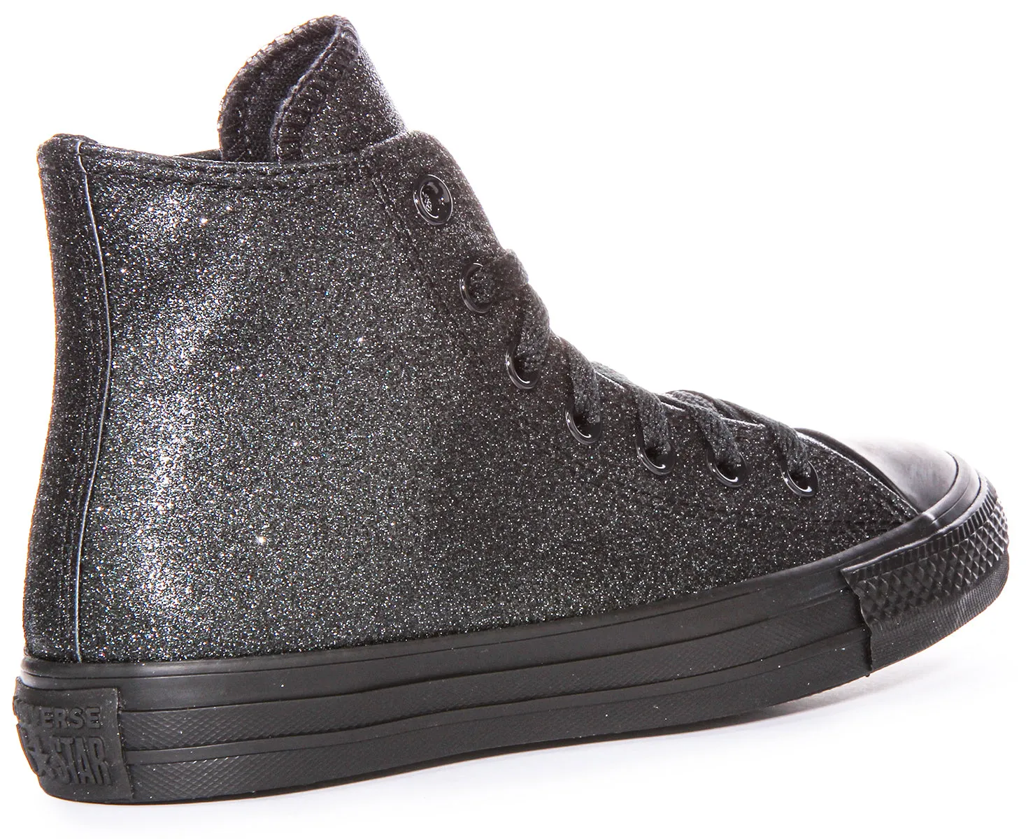 Converse All Star Hi A05432C en chaussures scintillantes noires Converse