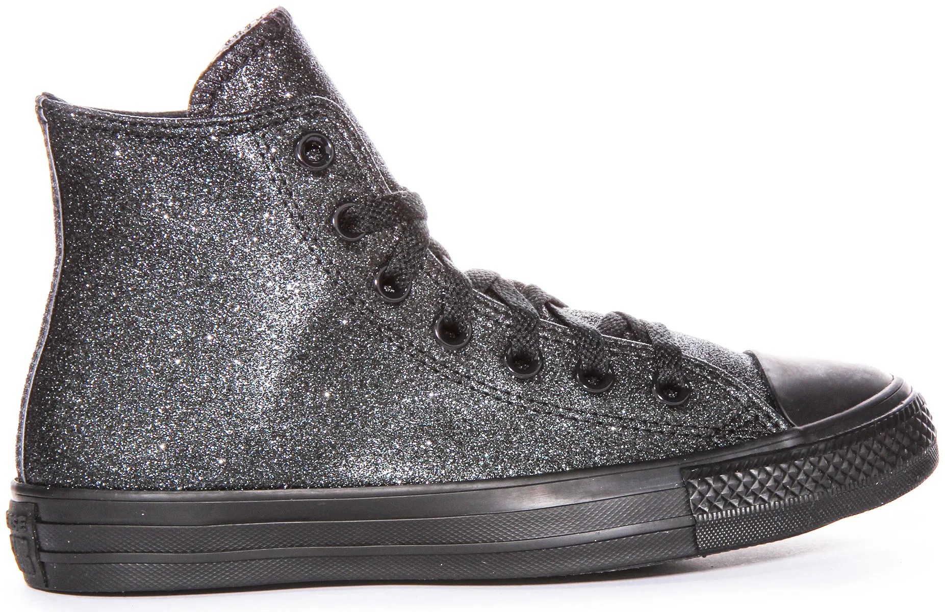 Converse All Star Hi A05432C en chaussures scintillantes noires Converse