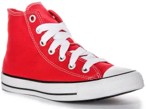 Converse All Star Hi Sketch A10399C En Rouge Pour Chaussures Junior Converse