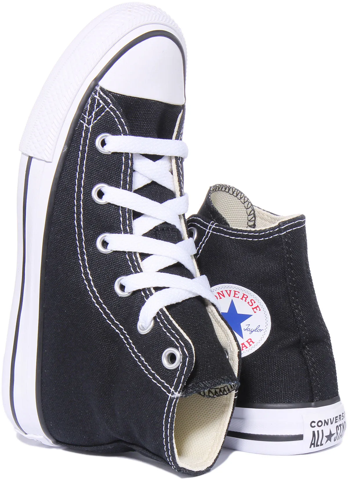 Converse All Star Haut de Gamme Enfant en Chaussures Noires Converse