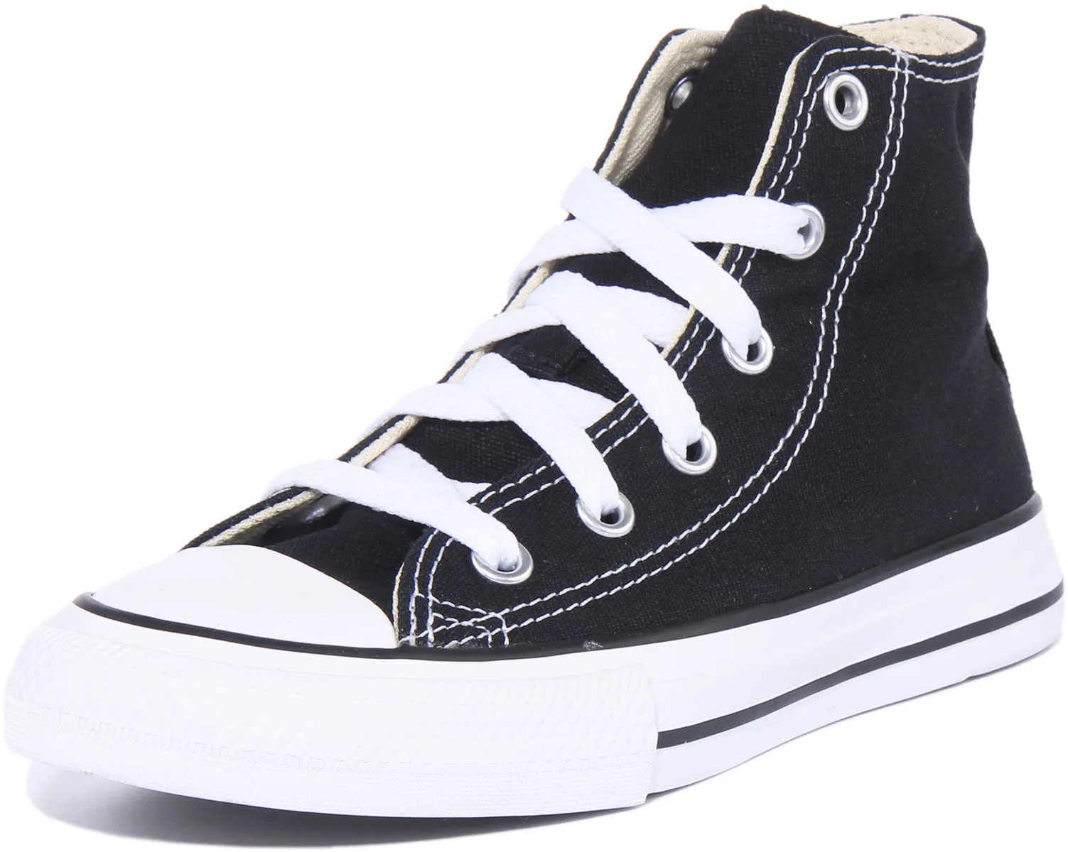 Converse All Star Haut de Gamme Enfant en Chaussures Noires Converse