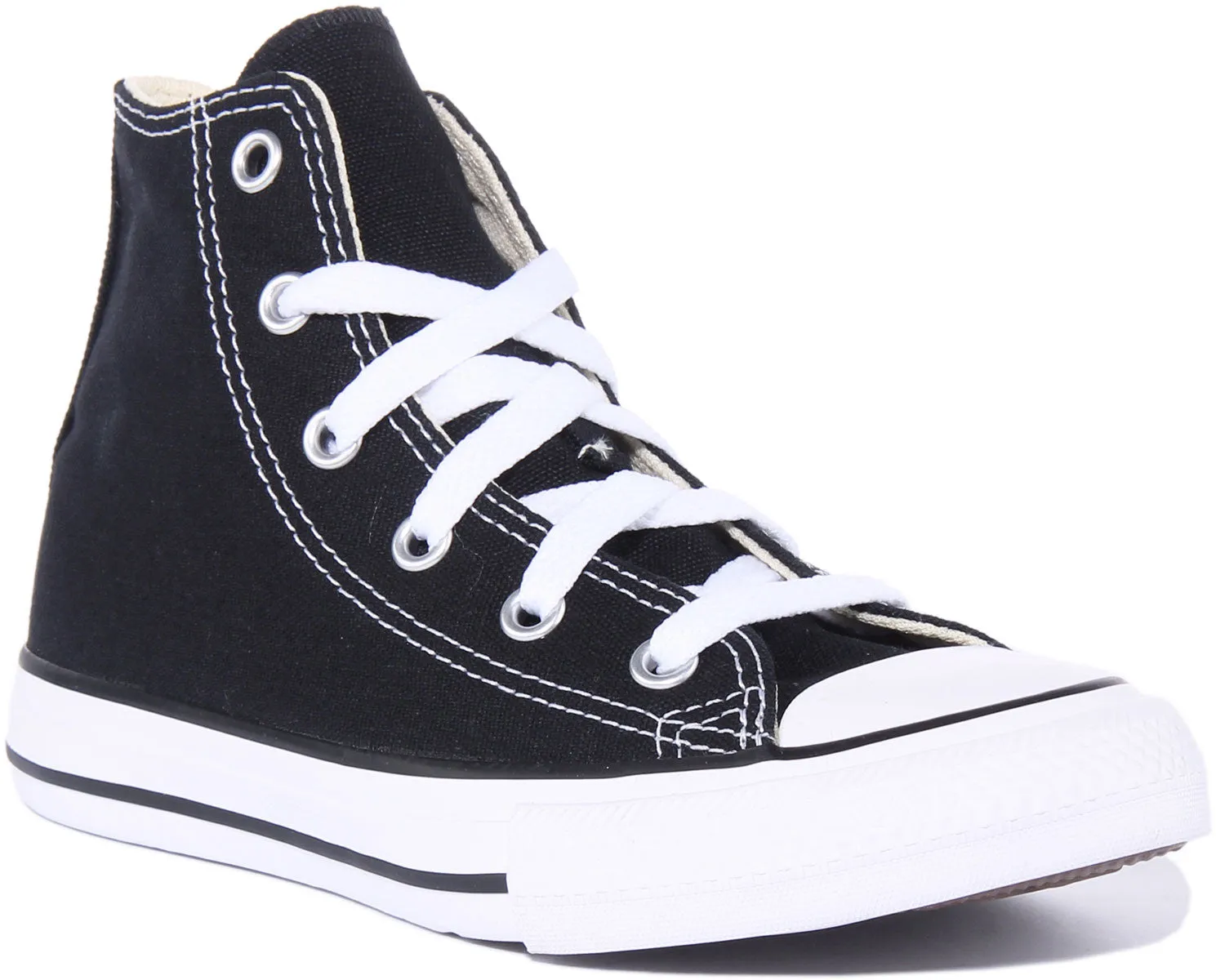 Converse All Star Haut de Gamme Enfant en Chaussures Noires Converse