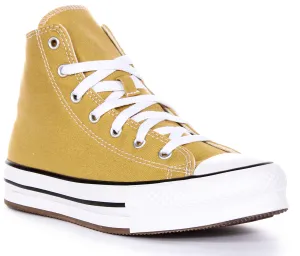 Converse All Star Lift A05467C En Moutarde Pour Chaussures Junior Converse