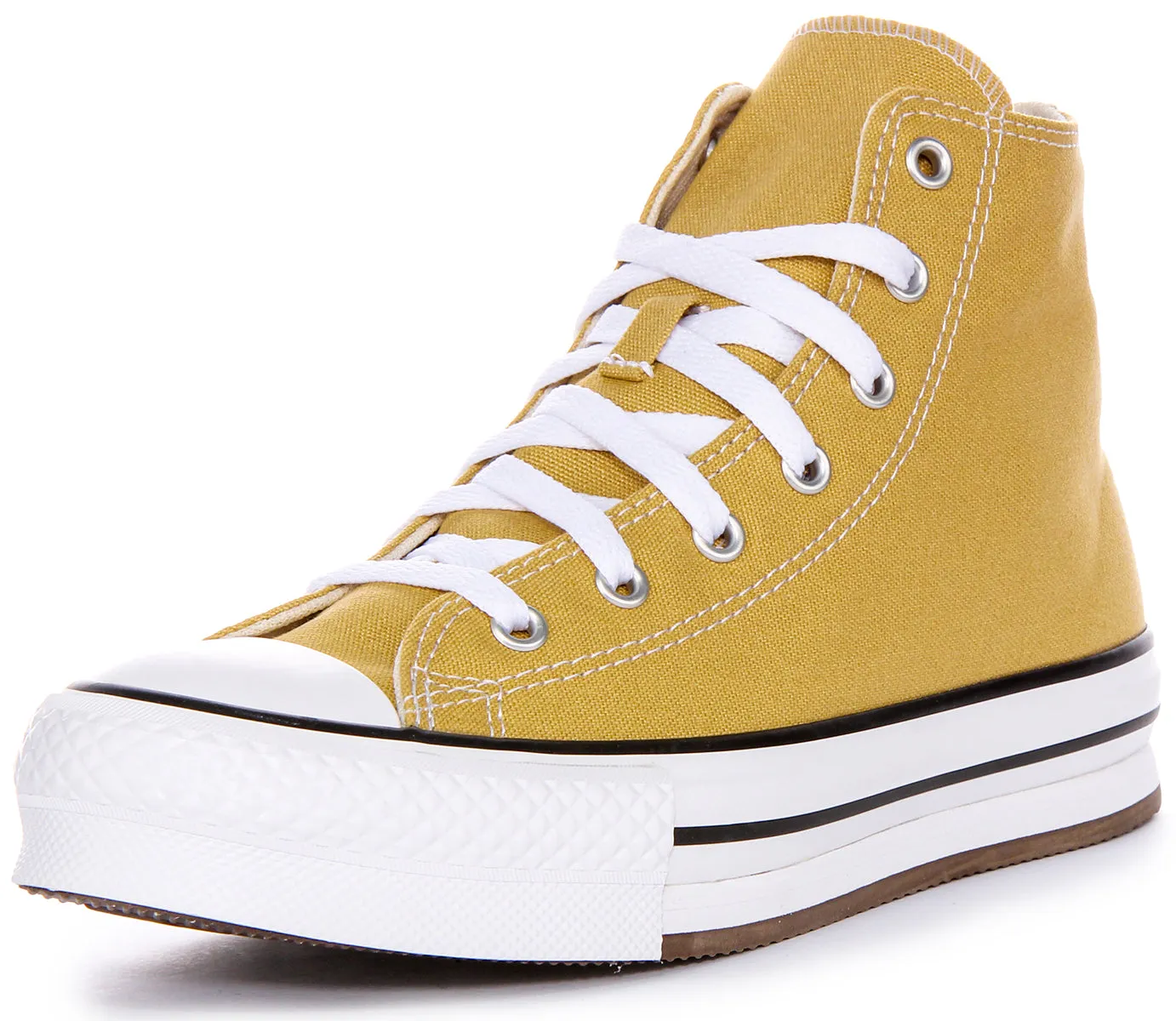 Converse All Star Lift A05467C En Moutarde Pour Chaussures Junior Converse