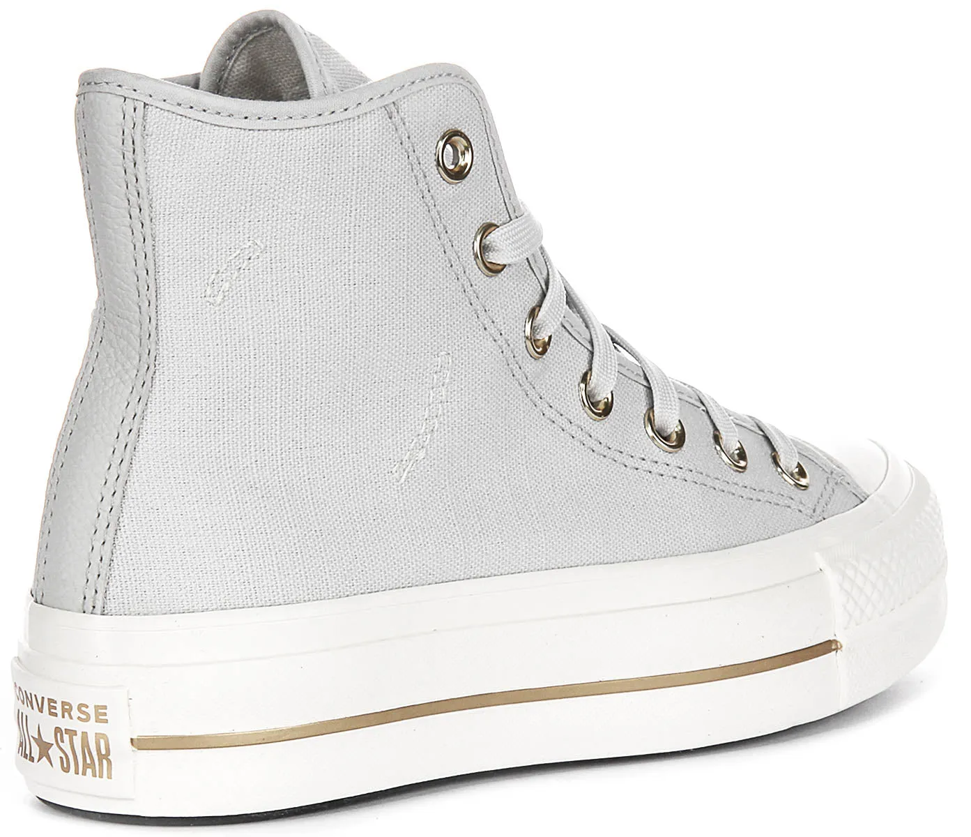 Converse All Star Lift Hi A08237C en chaussures gris clair Converse