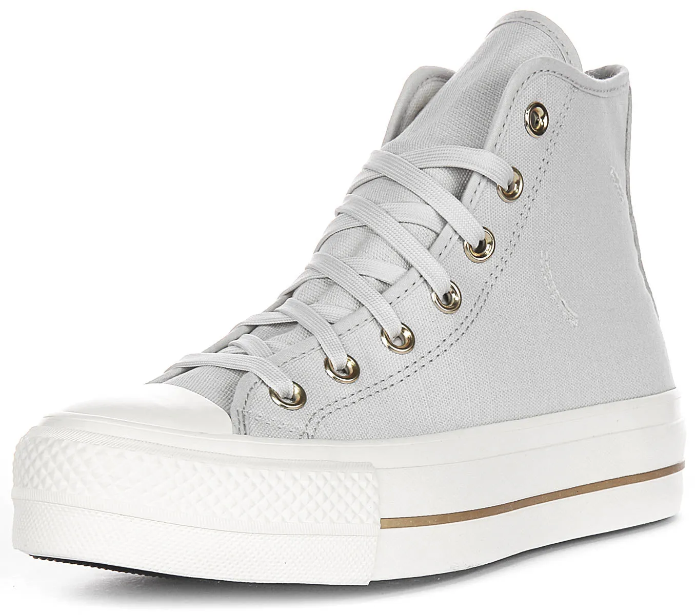 Converse All Star Lift Hi A08237C en chaussures gris clair Converse
