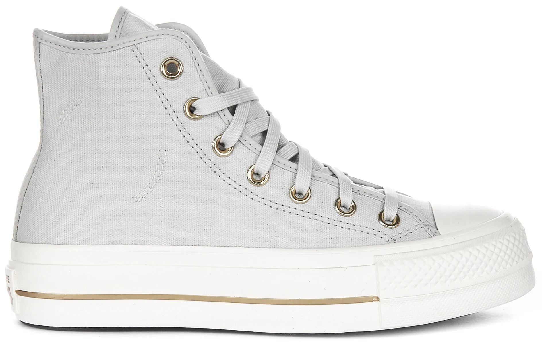 Converse All Star Lift Hi A08237C en chaussures gris clair Converse