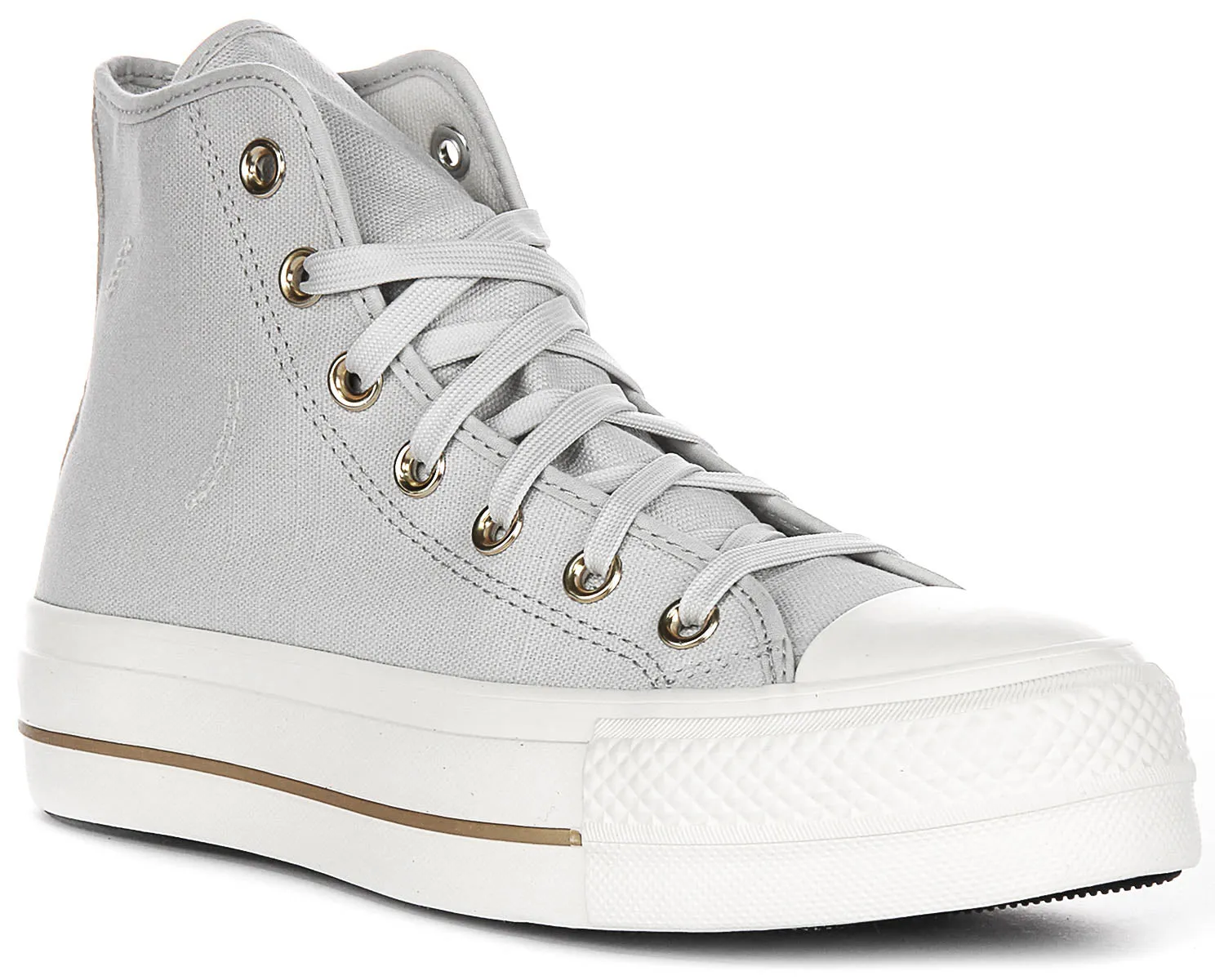Converse All Star Lift Hi A08237C en chaussures gris clair Converse