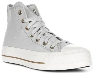 Converse All Star Lift Hi A08237C en chaussures gris clair Converse