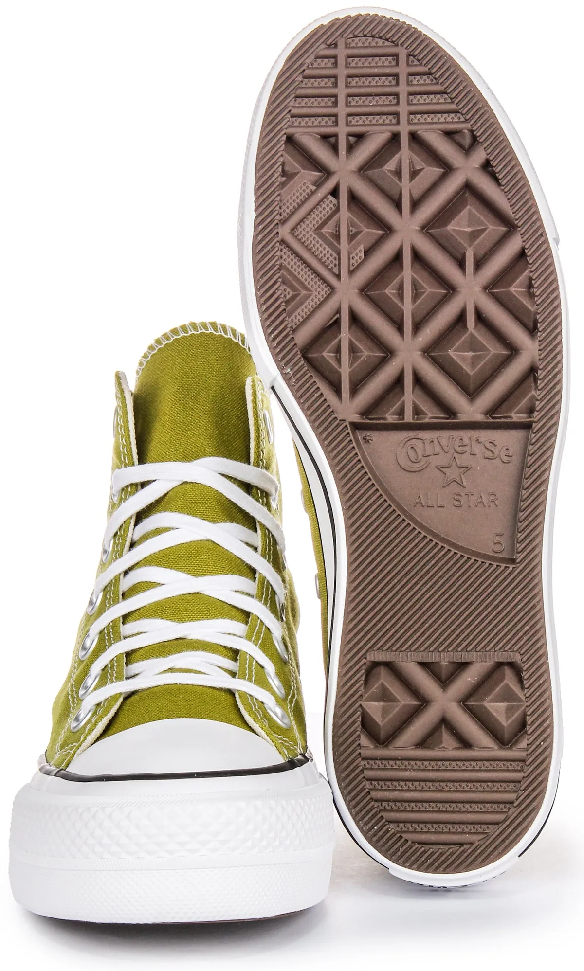 Converse All Star Lift Hi A08286C en chaussures vert olive Converse