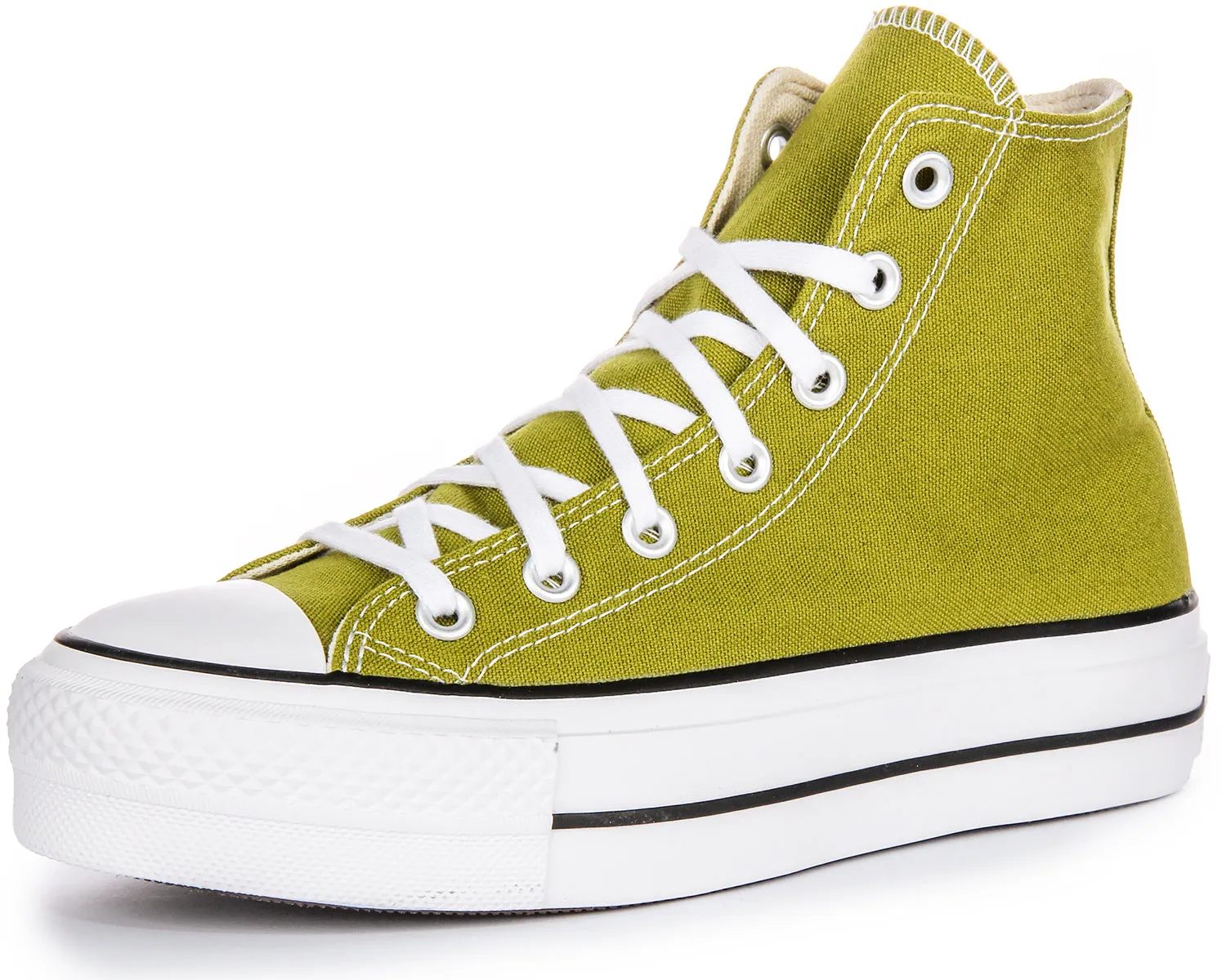 Converse All Star Lift Hi A08286C en chaussures vert olive Converse