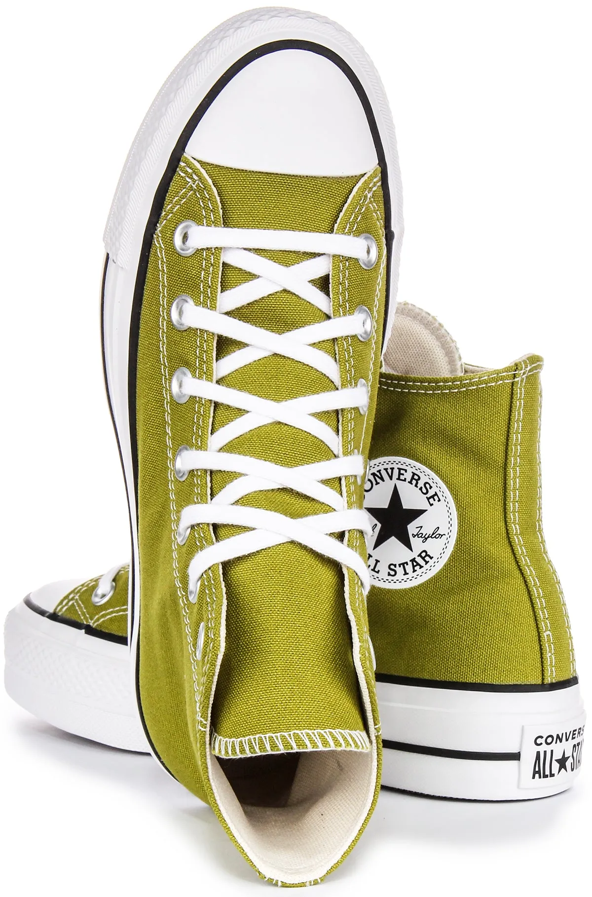 Converse All Star Lift Hi A08286C en chaussures vert olive Converse