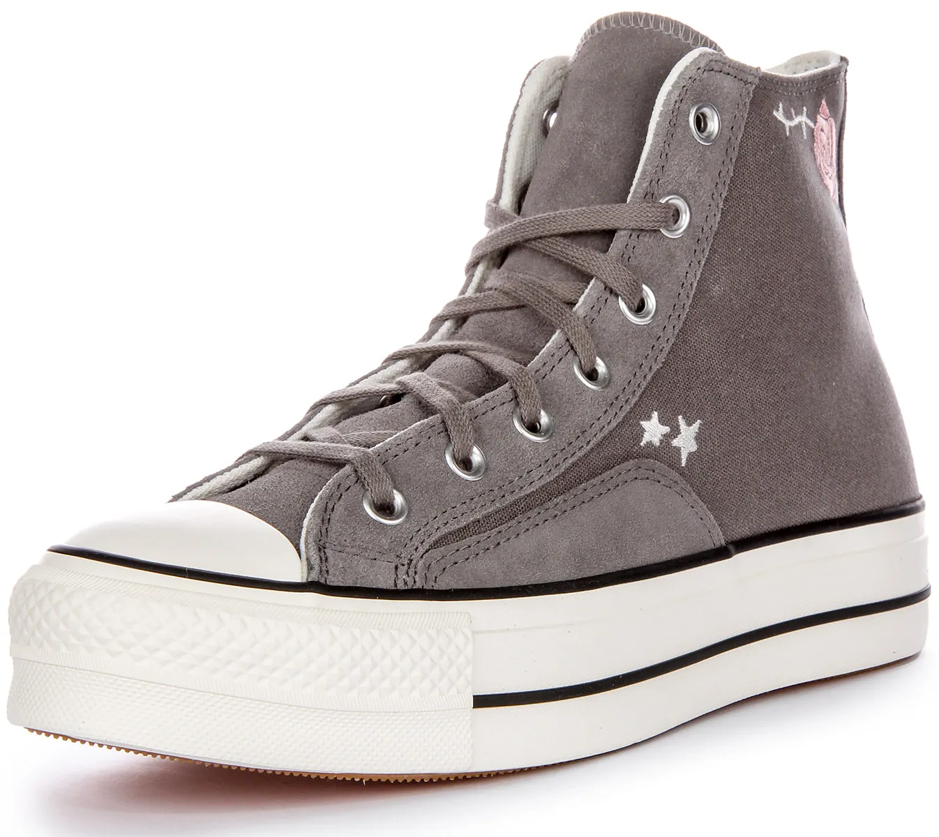 Converse All Star Lift Scribble A09165C En Gris Pour Femme Chaussures Converse