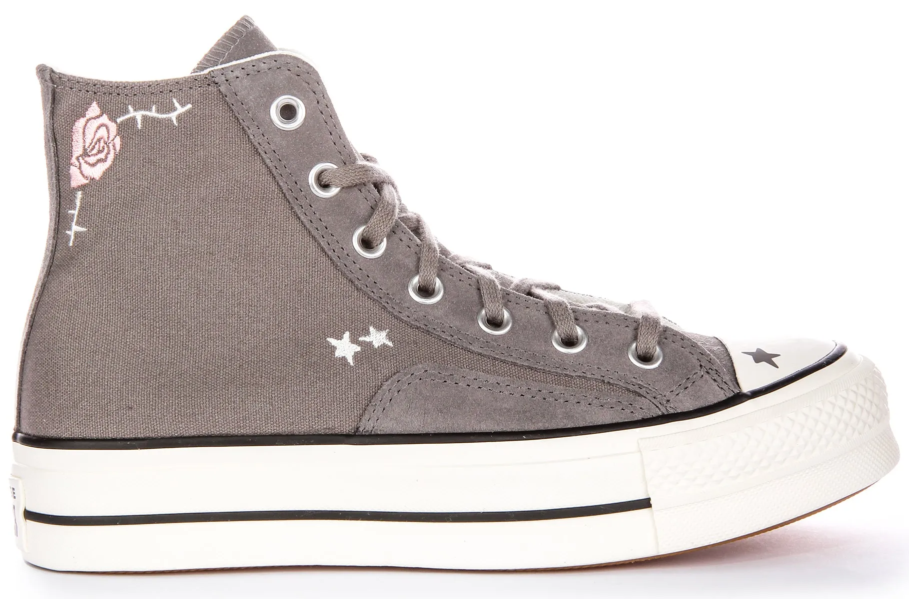Converse All Star Lift Scribble A09165C En Gris Pour Femme Chaussures Converse