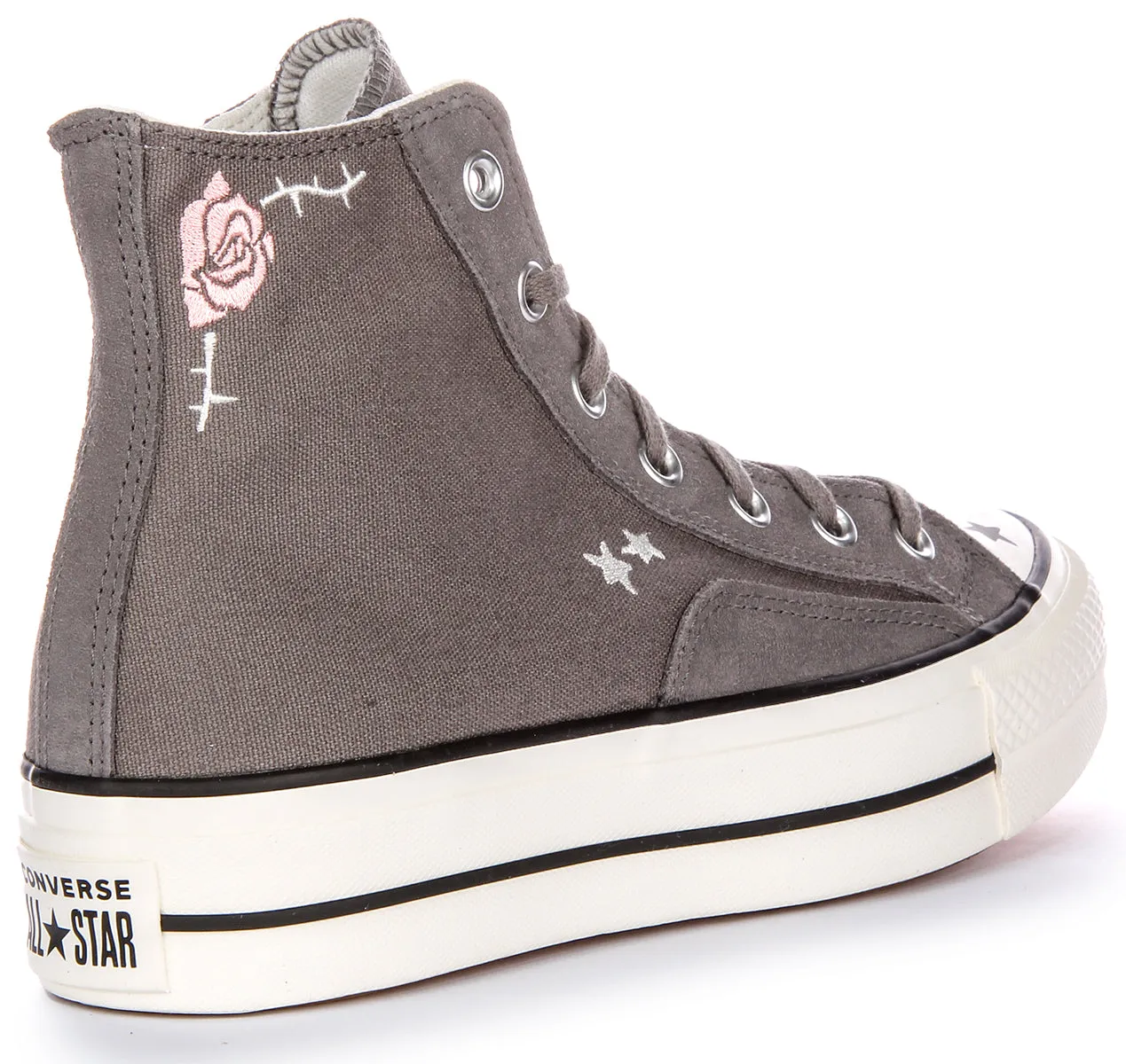 Converse All Star Lift Scribble A09165C En Gris Pour Femme Chaussures Converse