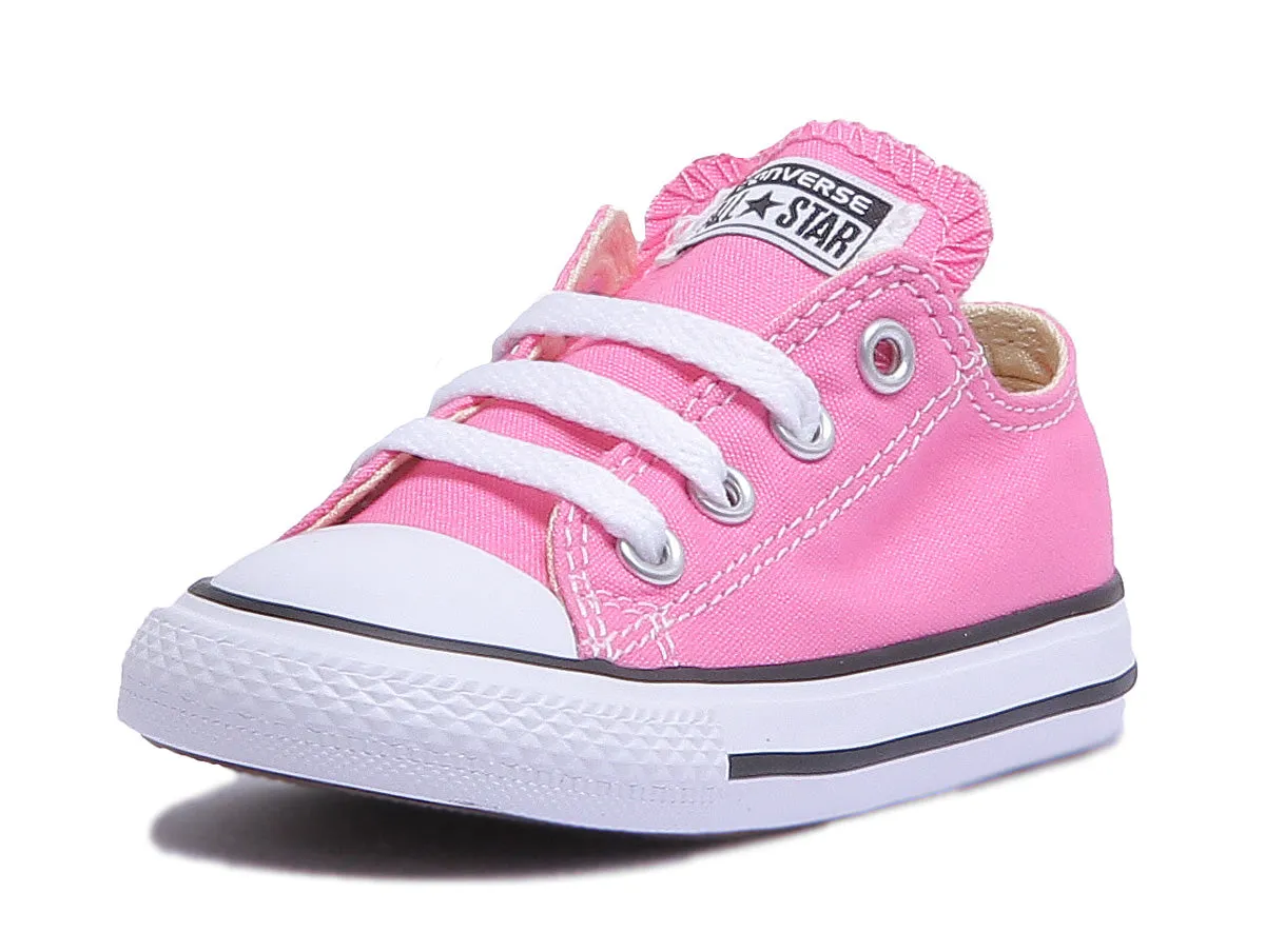 Converse All Star Low Core Trainer En Rose Pour Chaussures Bébé Converse
