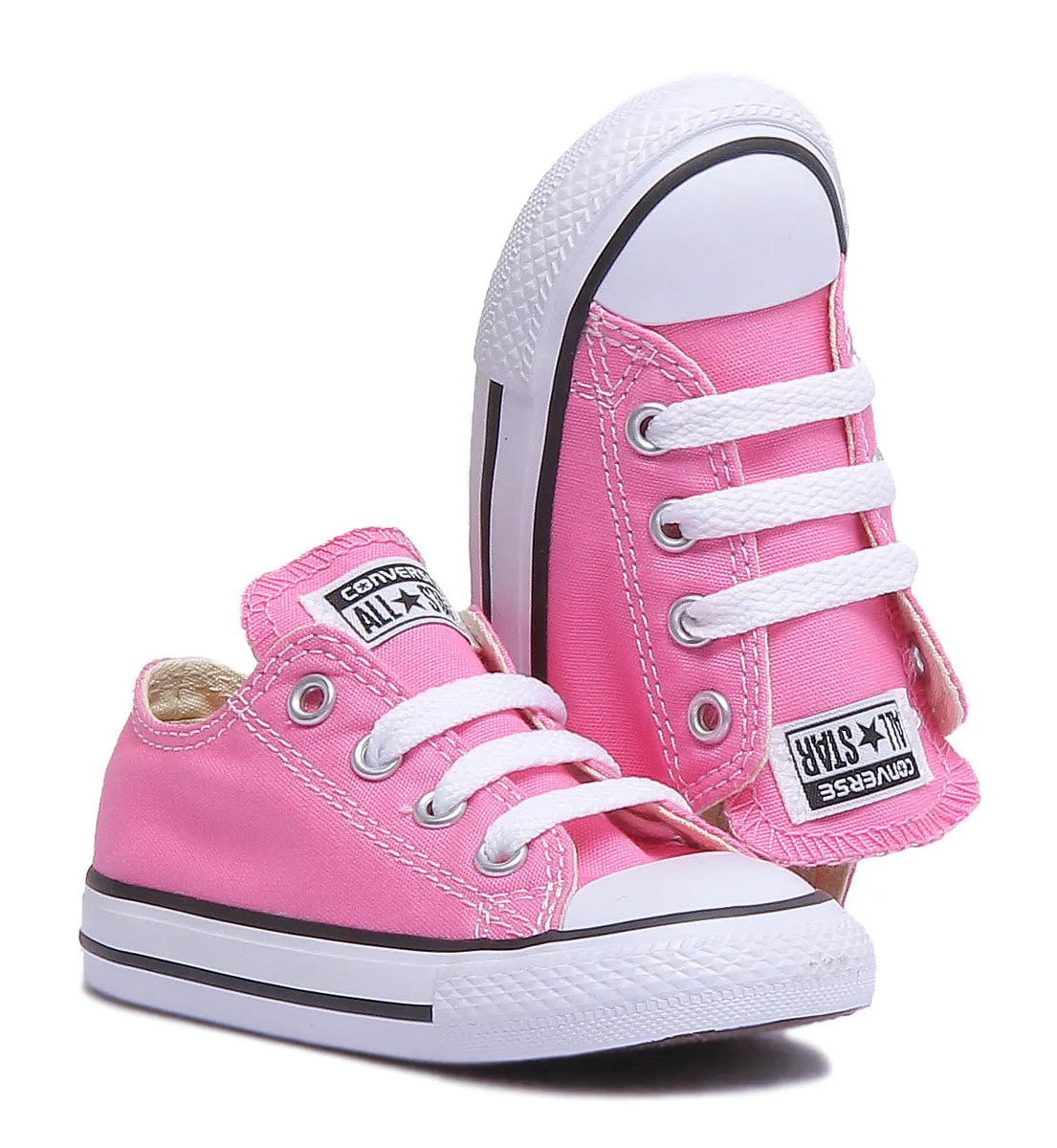 Converse All Star Low Core Trainer En Rose Pour Chaussures Bébé Converse