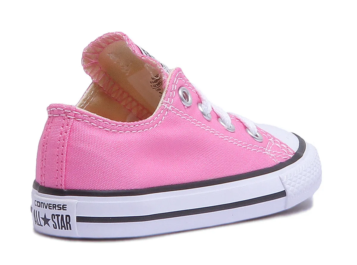 Converse All Star Low Core Trainer En Rose Pour Chaussures Bébé Converse