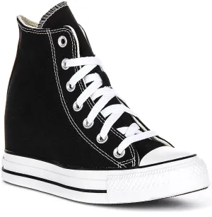 Converse All Star Wedge A11909C En Noir Et Blanc Pour Femmes Chaussures Converse