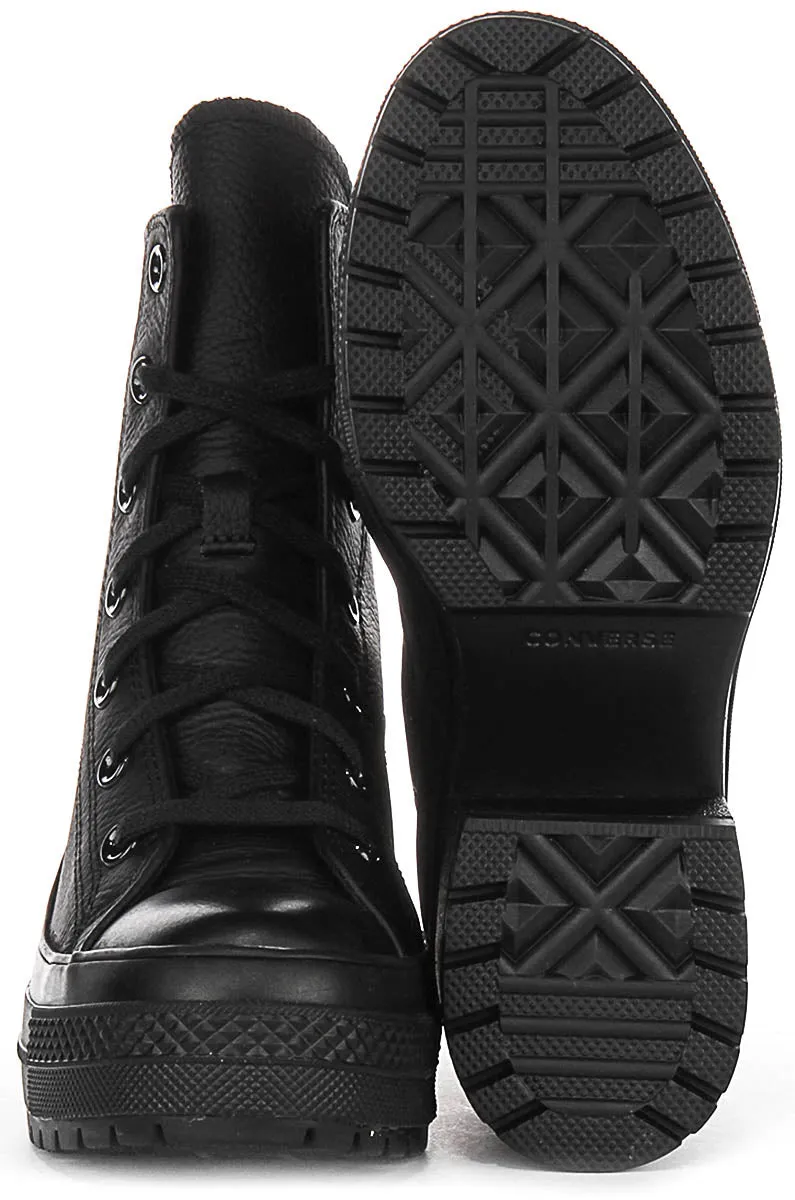 Converse Chuck 70 De Luxe A06145C en chaussures en cuir noir Converse
