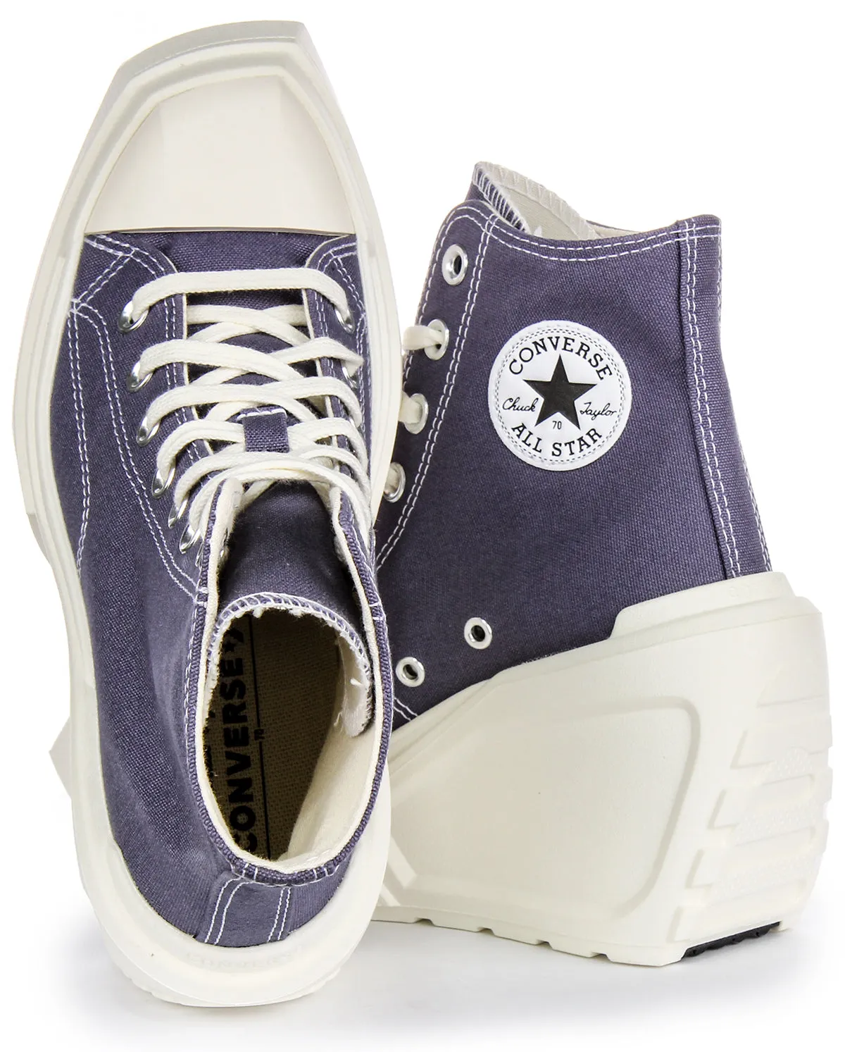 Converse Chuck 70 De Luxe A08282C en Chaussures Lavande Converse