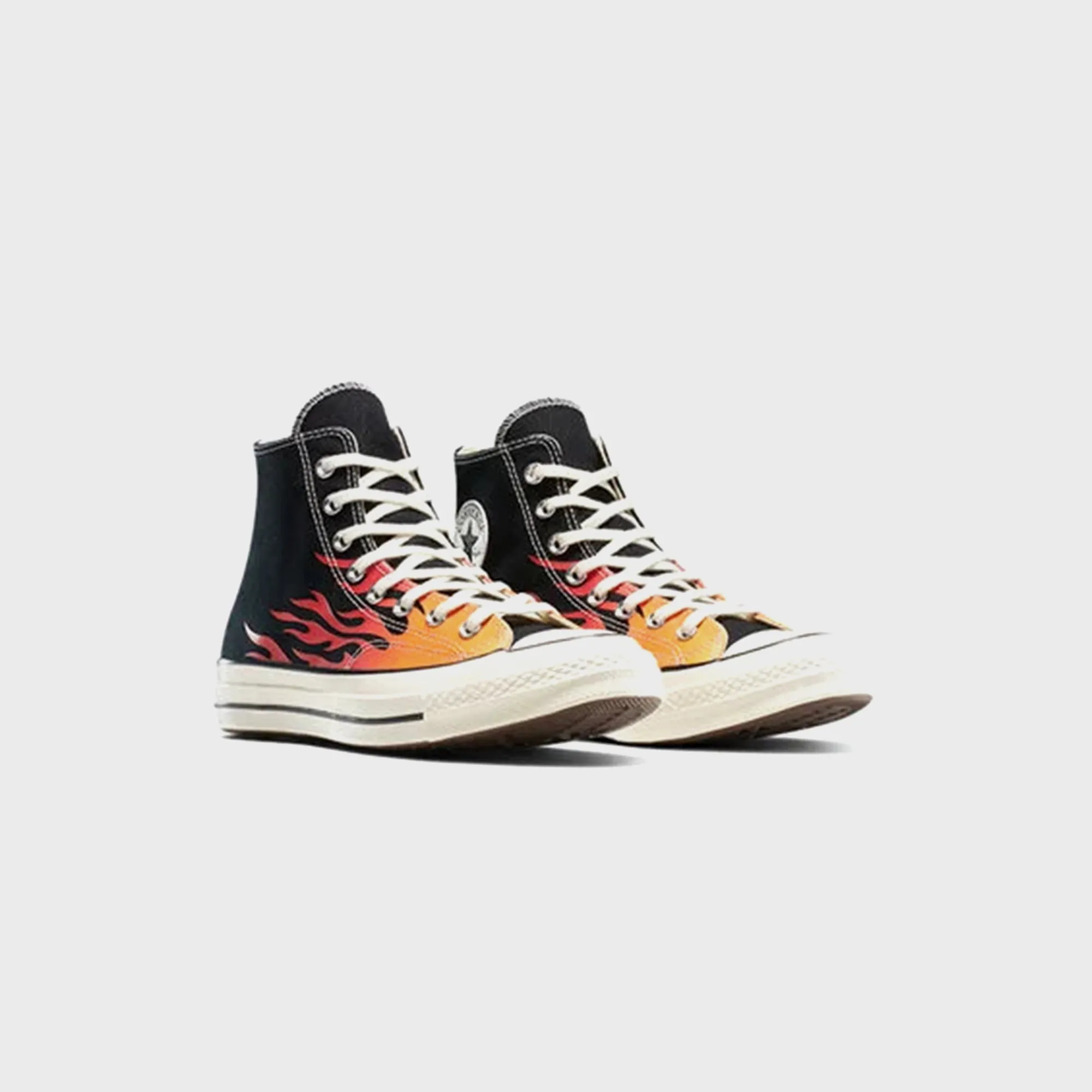Ankle Support Strap Elastic String Converse Chuck 70 High Fire - Black / Red / Yellow