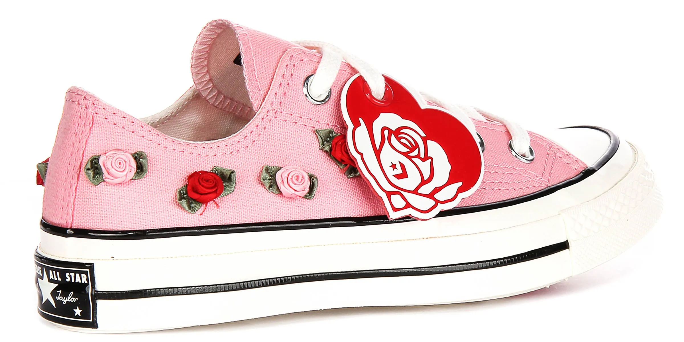 Converse Chuck 70 Saint-Valentin Roses A13649C en Chaussures Rose et Blanc Converse