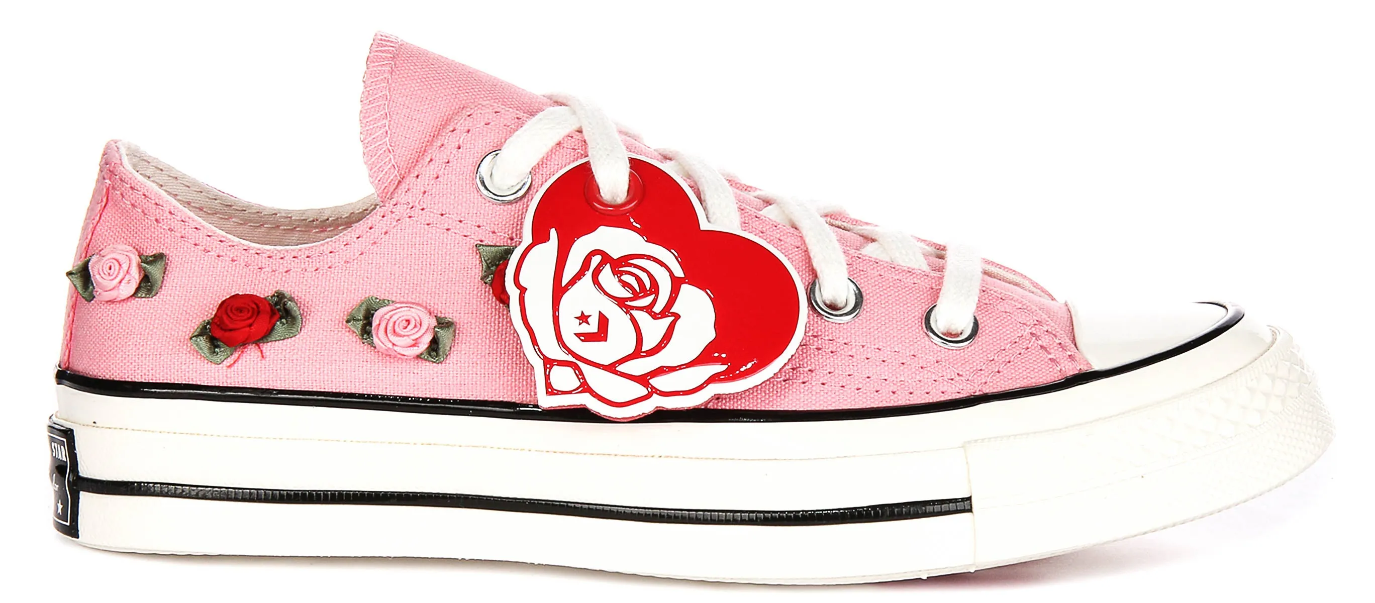 Converse Chuck 70 Saint-Valentin Roses A13649C en Chaussures Rose et Blanc Converse