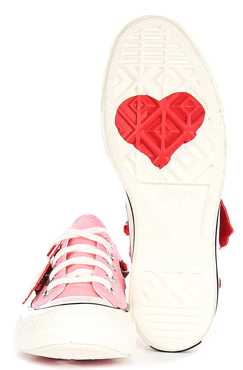 Converse Chuck 70 Saint-Valentin Roses A13649C en Chaussures Rose et Blanc Converse