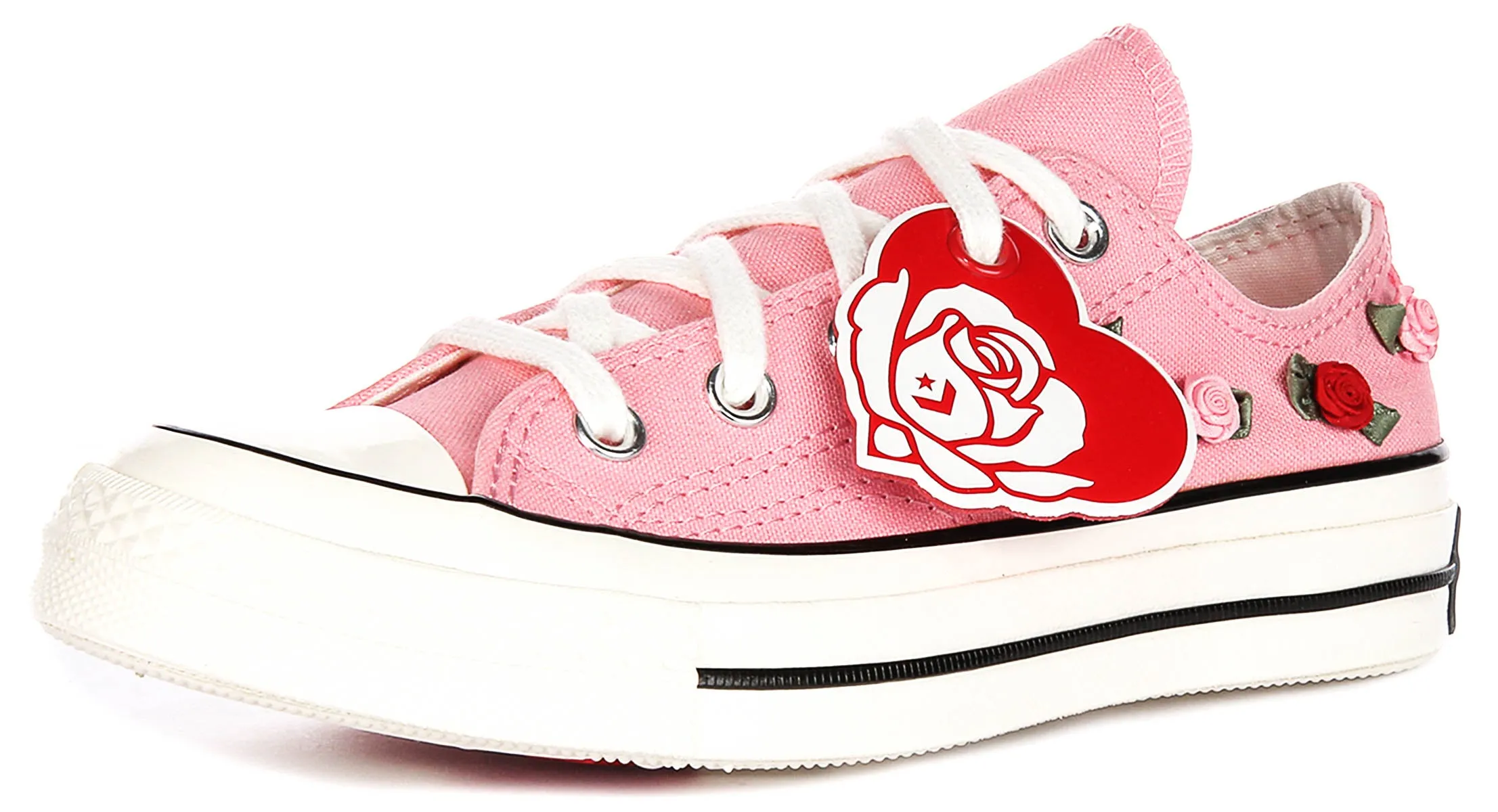 Converse Chuck 70 Saint-Valentin Roses A13649C en Chaussures Rose et Blanc Converse