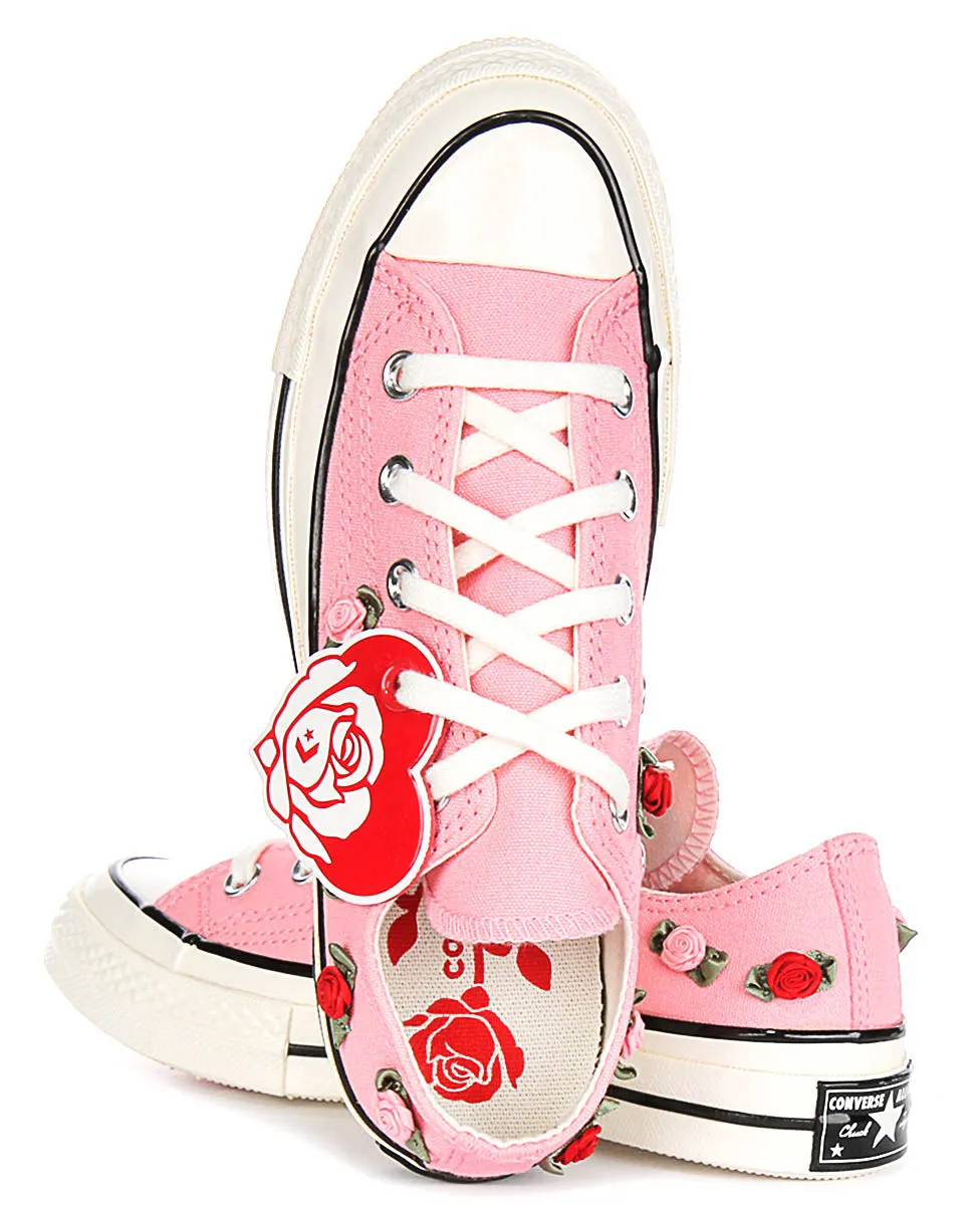 Converse Chuck 70 Saint-Valentin Roses A13649C en Chaussures Rose et Blanc Converse