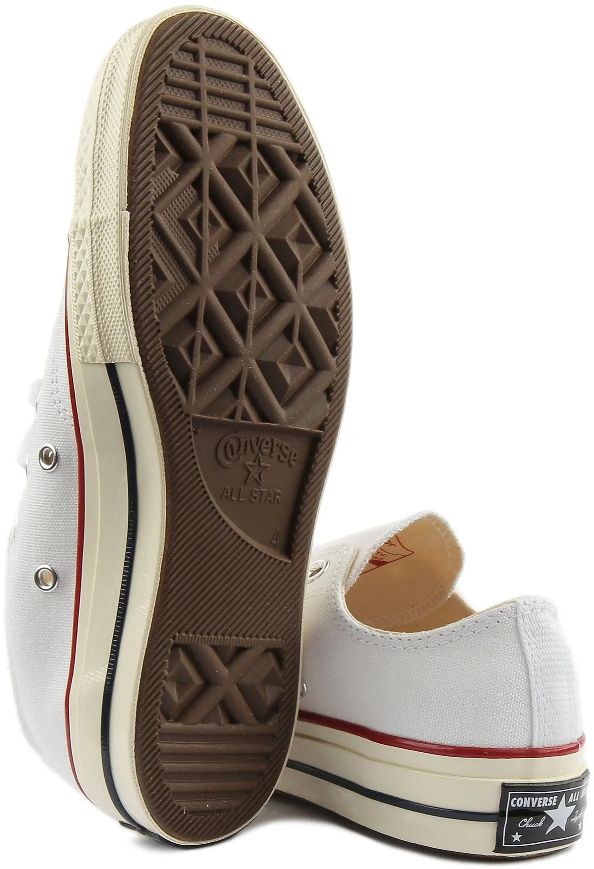 Chaussures basses Converse Chuck 70s 162065 en blanc