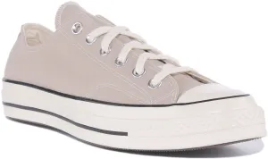 Chaussures Converse Chuck 70s 172680C en couleur Stone