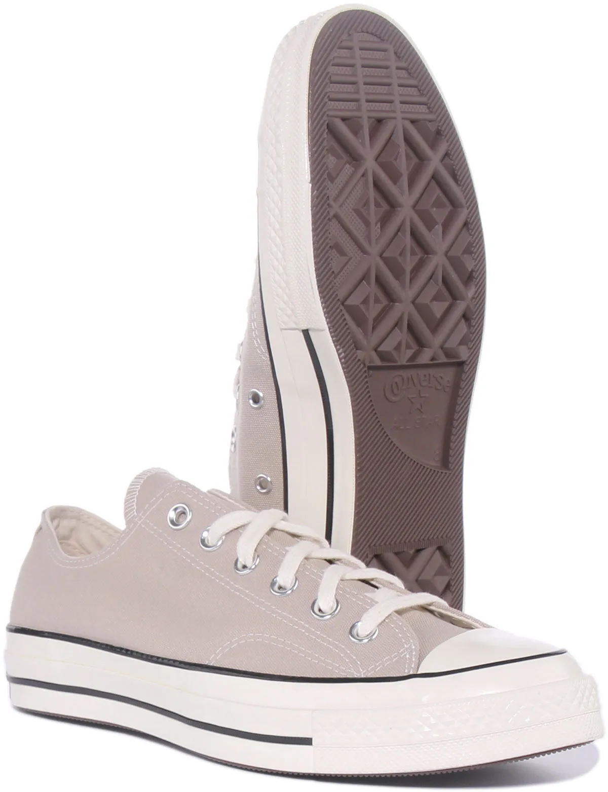 Chaussures Converse Chuck 70s 172680C en couleur Stone