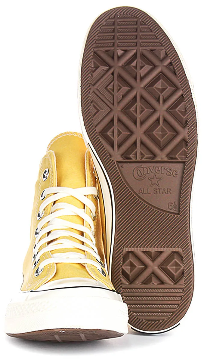 Converse Chuck 70s A10526C Hautes en Jaune Chaussures Converse
