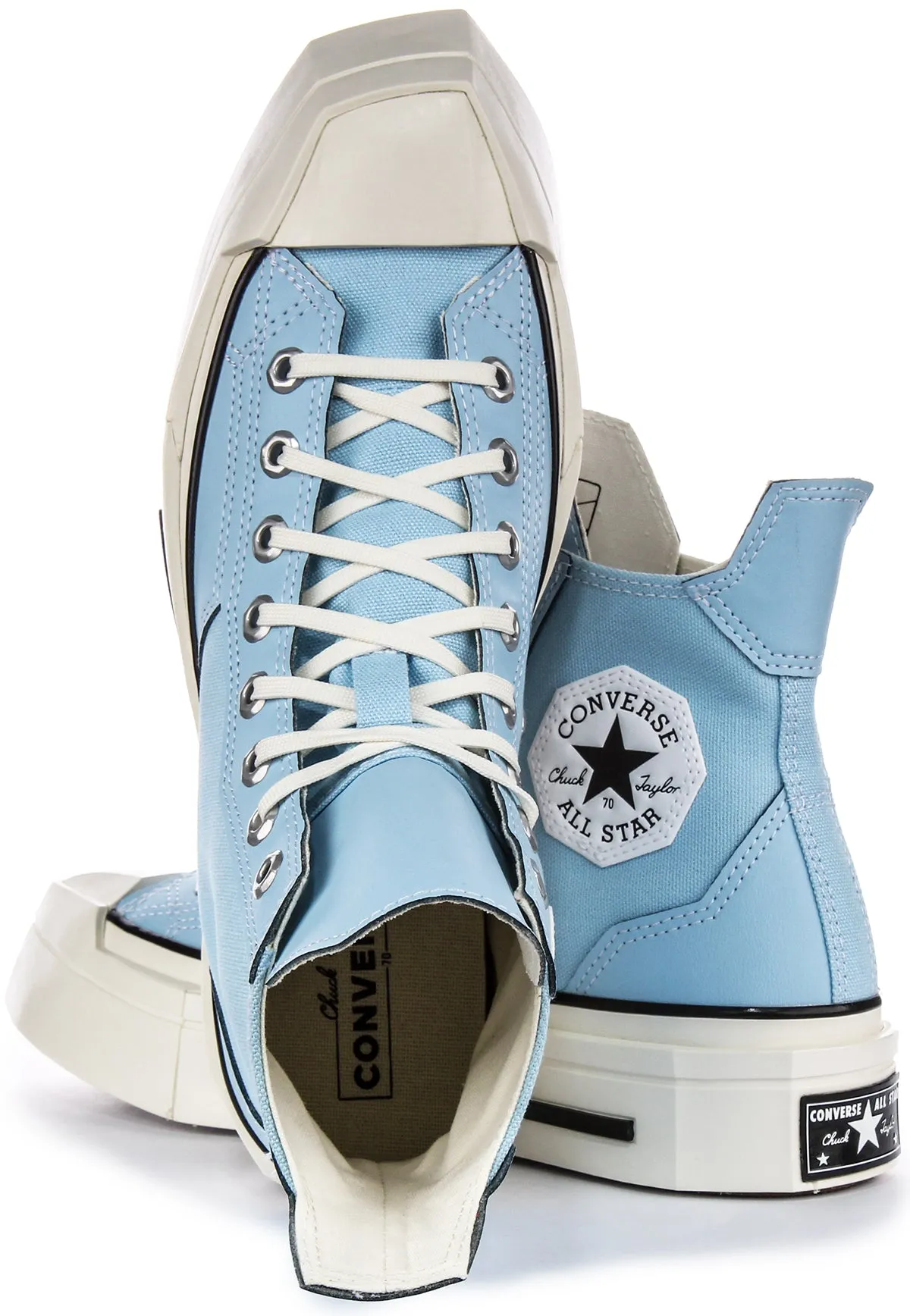 Converse Chuck 70 De Luxe A07566C en Chaussures Bleu Ciel Converse