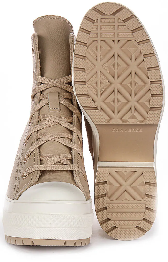 Converse Chuck 70 De Luxe Talon A12345C En Taupe Pour Chaussures Unisexes Converse