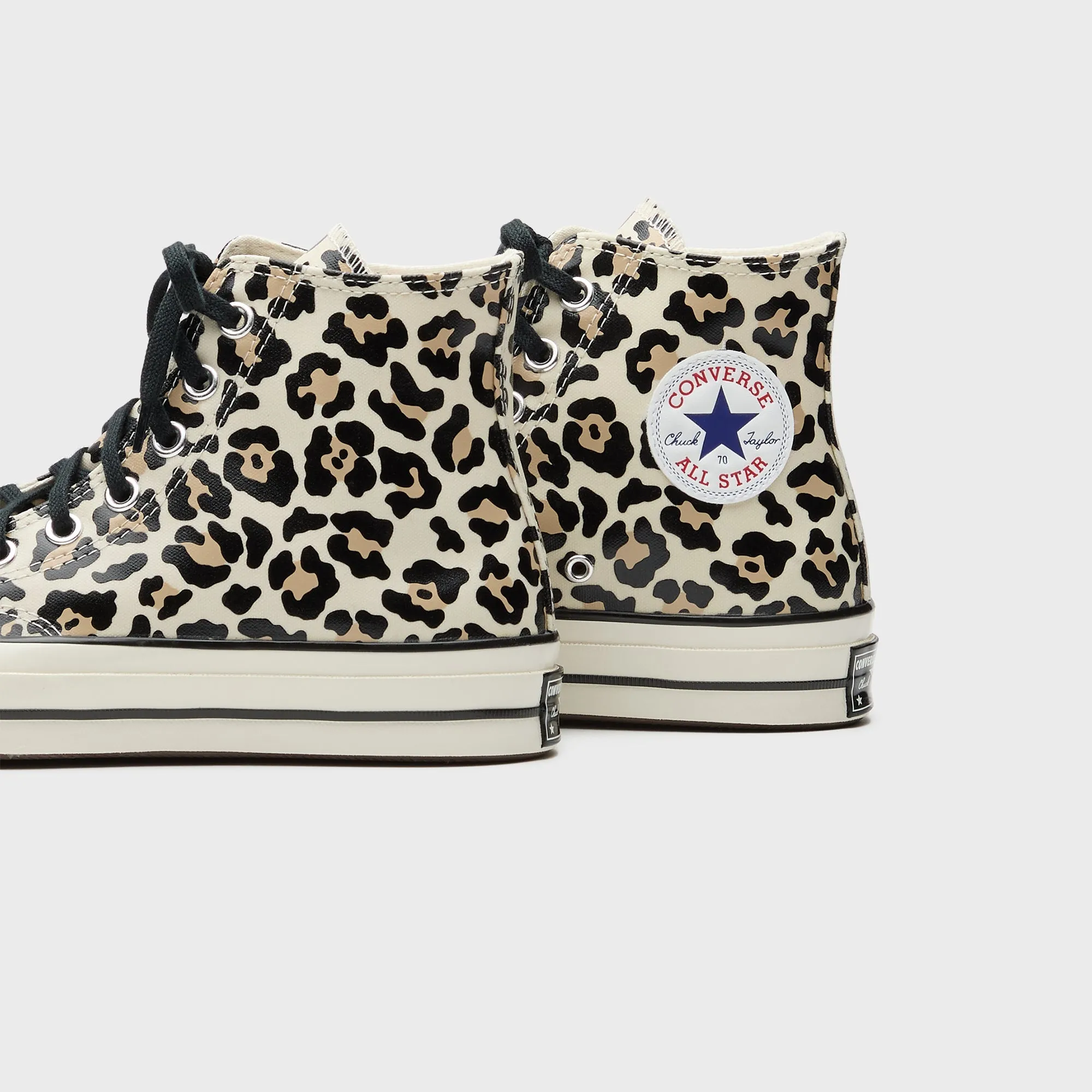 Converse Chuck 70S Glow-In-The-Dark Leopard Print - Egret / Light Fawn / Black Strip All-Terrain Performance