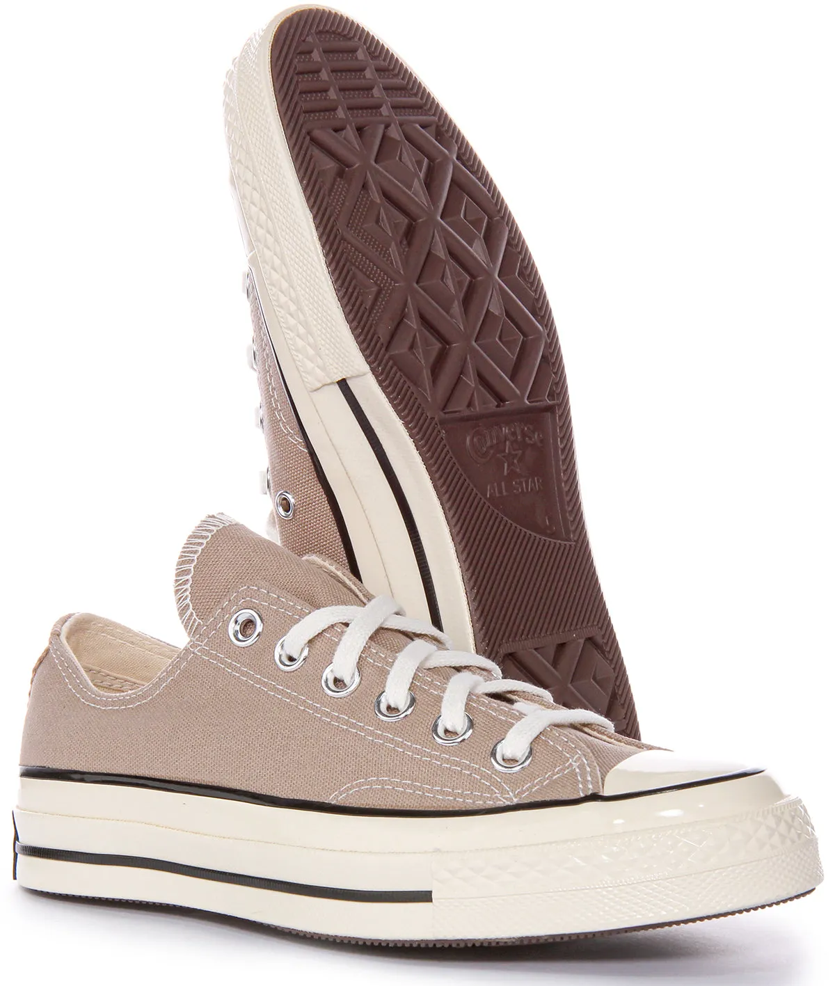 Converse Chuck 70s Low A06523C en taupe Chaussures Converse