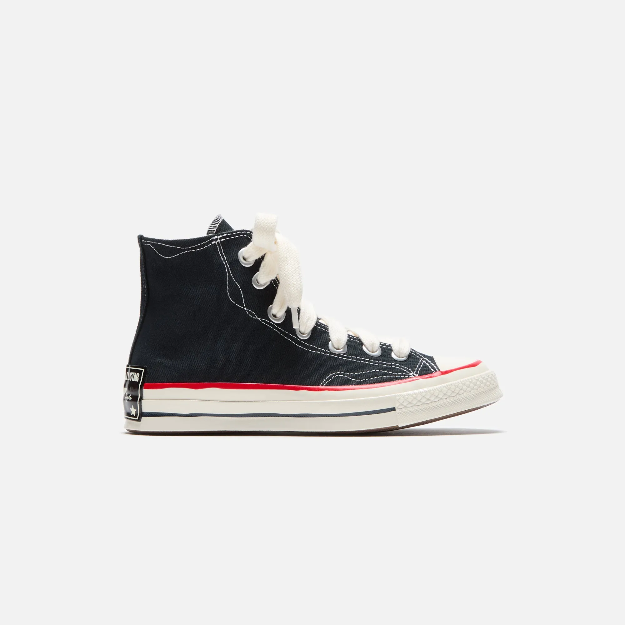 Converse Chuck Taylor All Star '70 High - Sketch Black / White / Red Comfortable Repairing Toe Cap Padding