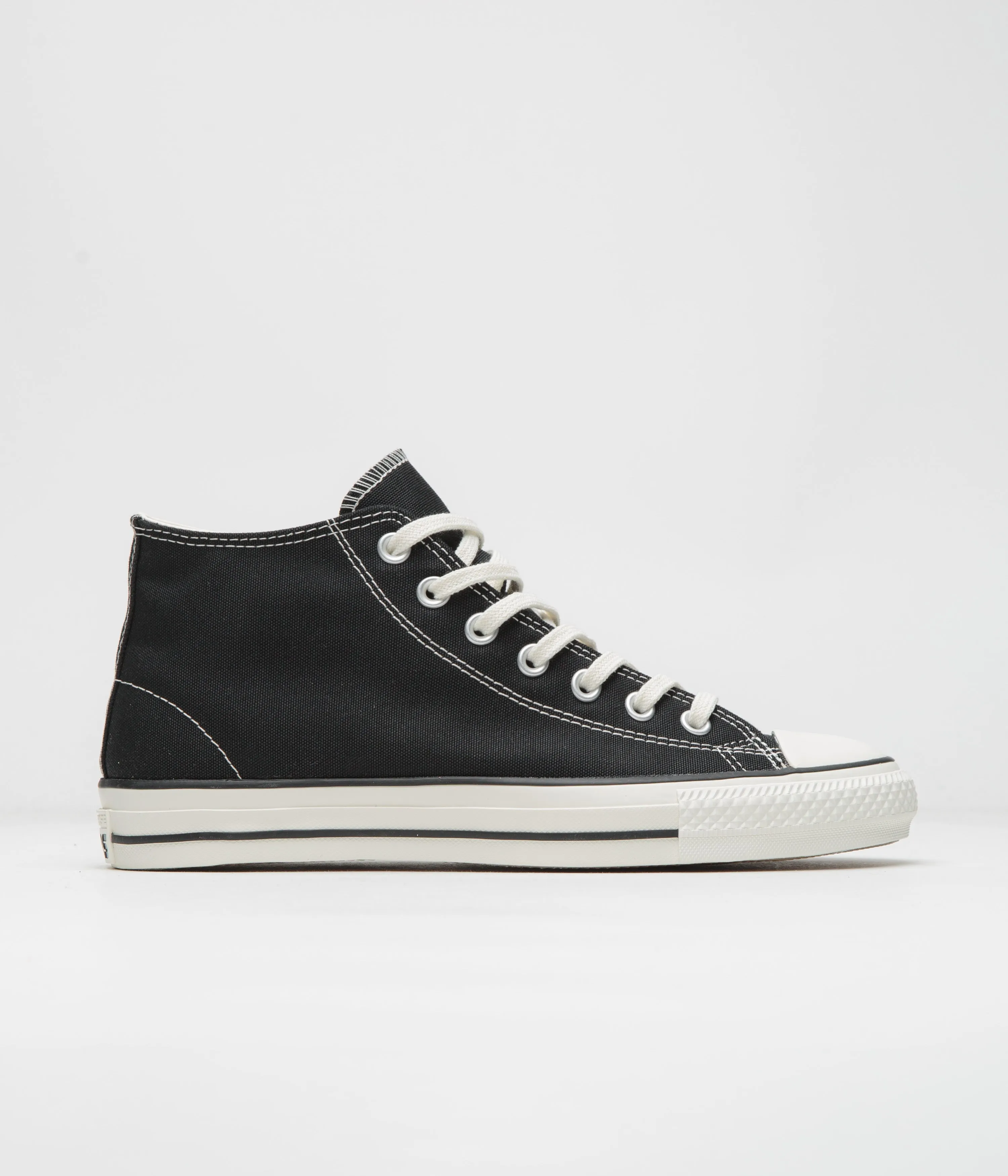 Chaussures Converse Cons CTAS Pro Mid Cut Off - Noir / Noir / Aigrette