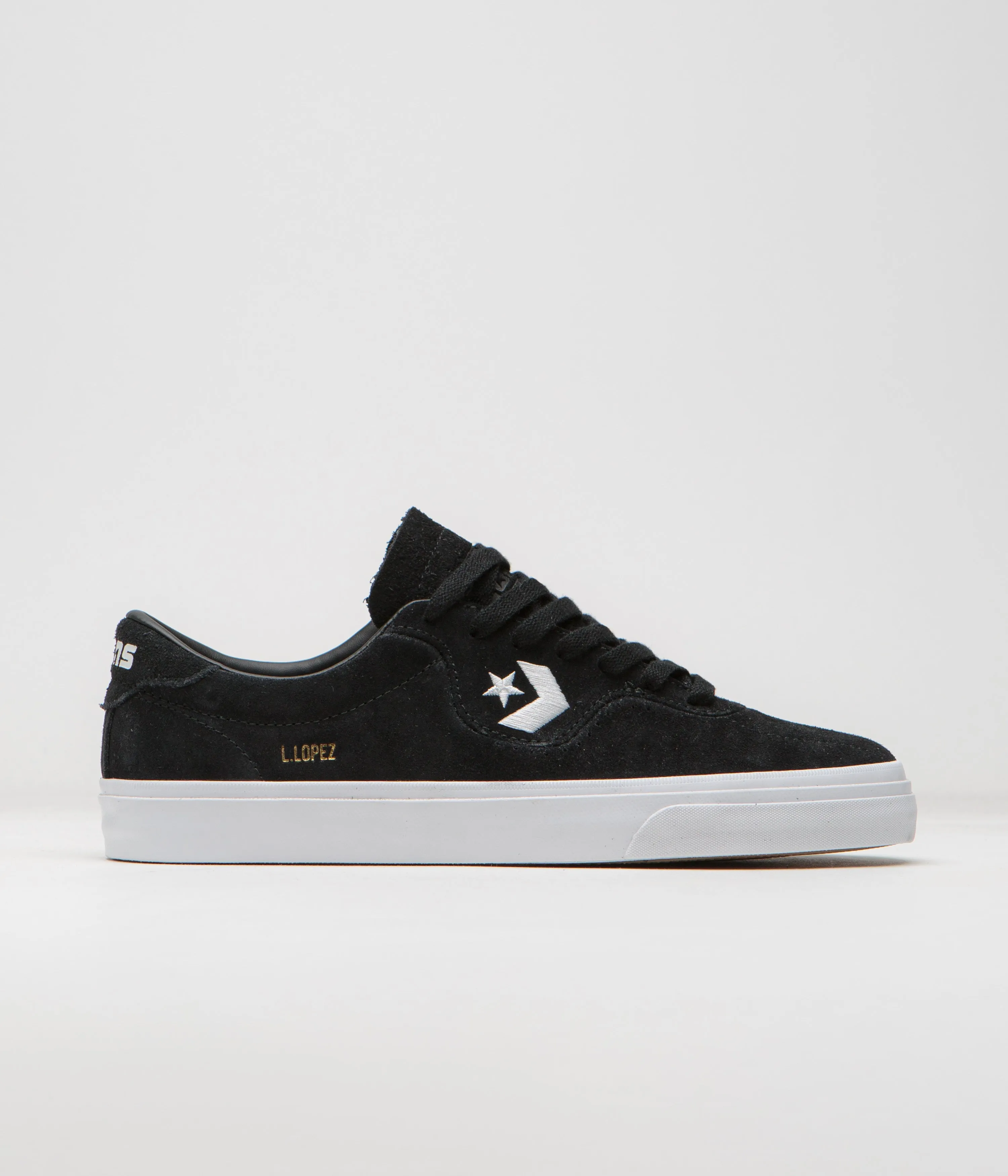 Chaussures Converse Cons Louie Lopez Pro Ox - Noir / Noir / Blanc