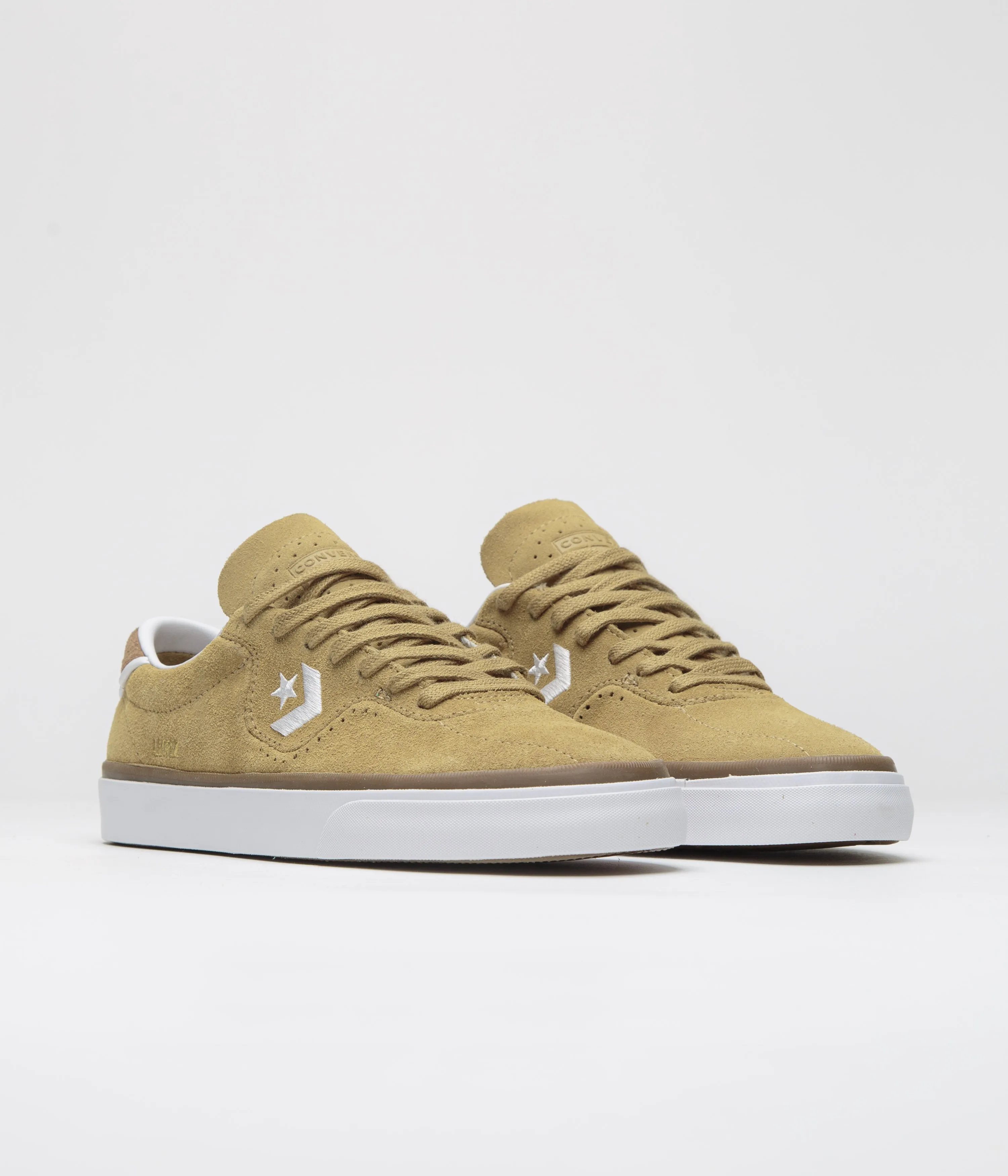 Chaussures Converse Cons Louie Lopez Pro Ox - Toadstool Tan / Dark Whiskey